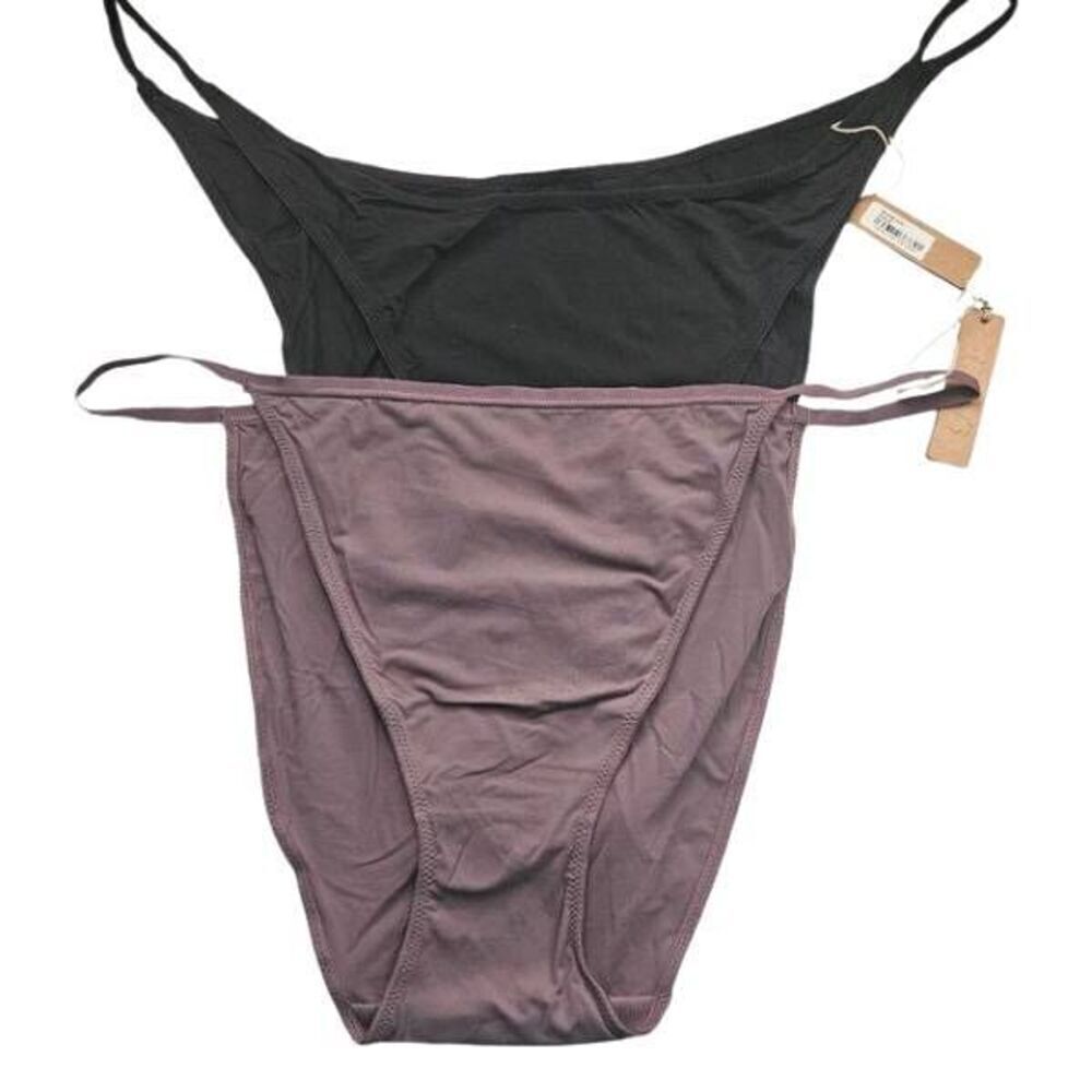2 PAIR SKIMS SIDE STRING PANTY NWT